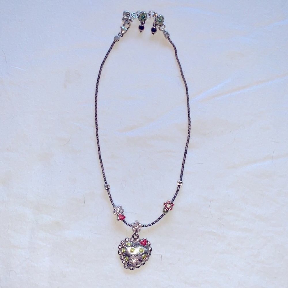 Brighton Floral Necklace and Matching Earrings